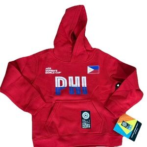 FIFA Women's World Cup Kids Red Hoodie 5/6